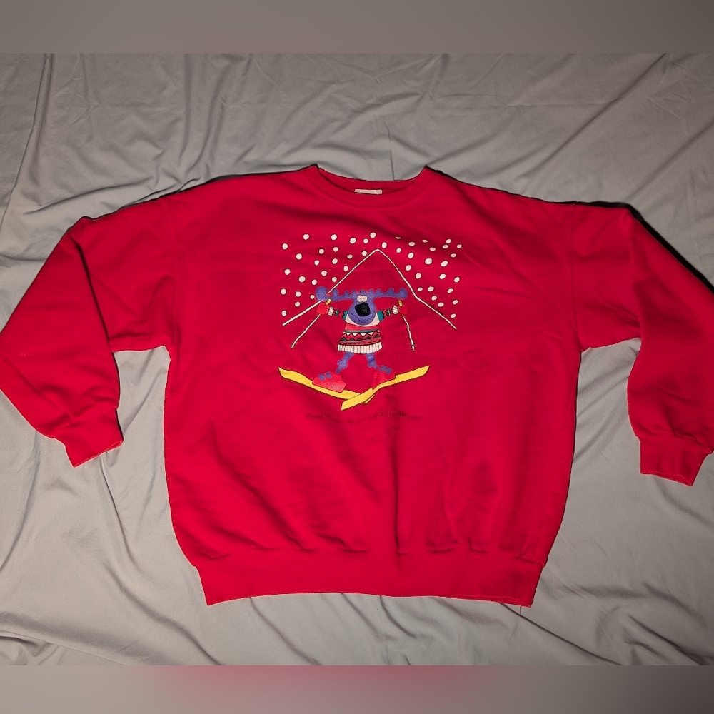 Vintage Limited Edition "Moose Plow" Crewneck